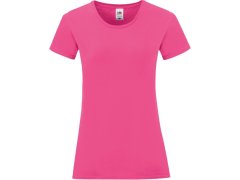 Fruit of the Loom Lady-Fit Iconic 150 T Dámské tričko 16.1432 fuchsia