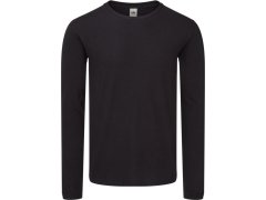 Fruit of the Loom Iconic 150 LSL T Tričko s dlouhým rukávem 16.1446 black