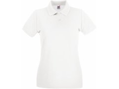 Fruit of the Loom Lady-Fit Premium Polo Dámské piqué polo 16.3030 white