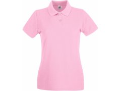 Fruit of the Loom Lady-Fit Premium Polo Dámské piqué polo 16.3030 light pink