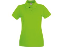 Fruit of the Loom Lady-Fit Premium Polo Dámské piqué polo 16.3030 lime