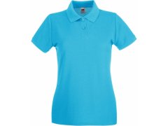 Fruit of the Loom Lady-Fit Premium Polo Dámské piqué polo 16.3030 azure blue
