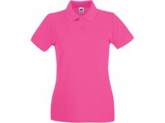Fruit of the Loom Lady-Fit Premium Polo Dámské piqué polo 16.3030 fuchsia