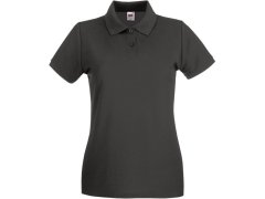 Fruit of the Loom Lady-Fit Premium Polo Dámské piqué polo 16.3030 light graphite