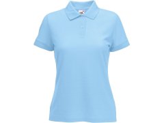 Fruit of the Loom Lady-Fit 65/35 Polo Dámské piqué polo 16.3212 sky blue