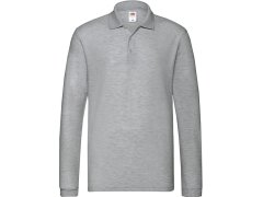 Fruit of the Loom Premium Polo LSL Piqué polo s&nbsp;dlouhým rukávem 16.3310 athletic heather