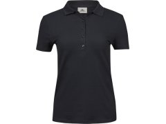 Tee Jays TJ 145 Dámské luxusní těžké strečové piqué polo 18.0145 black
