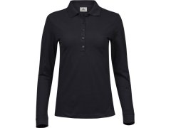 Tee Jays TJ 146 Dámské luxusní elastické piqué polo 18.0146 black