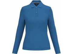 Kariban K 244 Dámské piqué polo s dlouhým rukávem 20.K244 light royal blue