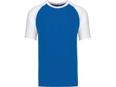 Kariban K 330 Baseballové tričko 20.K330 aqua blue/white