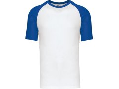 Kariban K 330 Baseballové tričko 20.K330 white/royal blue