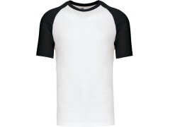 Kariban K 330 Baseballové tričko 20.K330 white/black