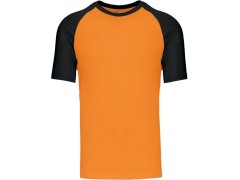 Kariban K 330 Baseballové tričko 20.K330 orange/black