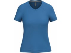 Kariban K 381 Dámské tričko s výstřihem do V 20.K381 light royal blue