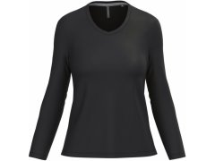 Kariban K 382 Dámské tričko do V s dl. rukávem 20.K382 black
