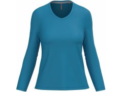 Kariban K 382 Dámské tričko do V s dl. rukávem 20.K382 tropical blue