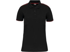 WK WK 271 Dámské pracovní piqué polo "Day-to-Day" 20.W271 black/red