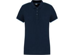 WK WK 271 Dámské pracovní piqué polo "Day-to-Day" 20.W271 navy/light royal blue