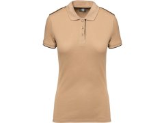 WK WK 271 Dámské pracovní piqué polo "Day-to-Day" 20.W271 camel/black