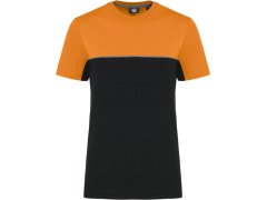 WK WK 304 Pracovní tričko 20.W304 black/orange
