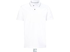 NEOBLU Orel Unisex piqué polo z&nbsp;těžké bavlny 24.4337 optic white
