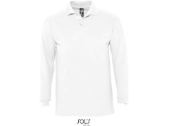 SOL´S Winter II Piqué polo s dlouhým rukávem 25.1353 white
