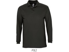 SOL´S Winter II Piqué polo s dlouhým rukávem 25.1353 black
