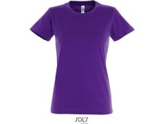 SOL´S Imperial Women Dámské tričko z&nbsp;těžké bavlny 25.1502 dark purple