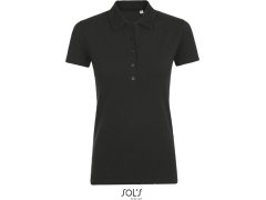 SOL´S Phoenix Women Dámské elastické piqué polo 25.1709 black