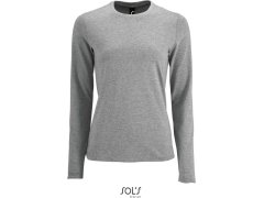 SOL´S Imperial LSL Women Dámské tričko s&nbsp;dlouhým rukávem 25.2075 grey melange