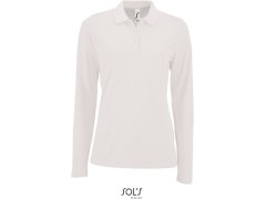 SOL´S Perfect LSL Women Dámské piqué polo s&nbsp;dlouhým rukávem 25.2083 white