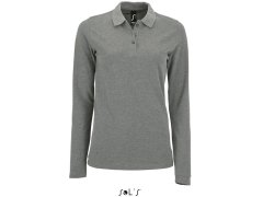SOL´S Perfect LSL Women Dámské piqué polo s dlouhým rukávem 25.2083 grey melange