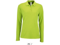SOL´S Perfect LSL Women Dámské piqué polo s dlouhým rukávem 25.2083 apple green