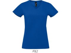 SOL´S Imperial V Women Dámské tričko do V z&nbsp;těžké bavlny 25.2941 royal blue