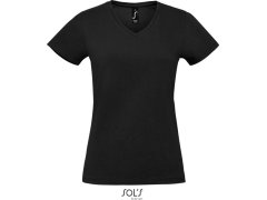 SOL´S Imperial V Women Dámské tričko do V z těžké bavlny 25.2941 deep black