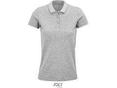 SOL´S Planet Women Dámské piqué polo z bio bavlny 25.3575 grey melange