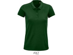 SOL´S Planet Women Dámské piqué polo z bio bavlny 25.3575 bottle green
