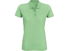 SOL´S Planet Women Dámské piqué polo z bio bavlny 25.3575 frozen green
