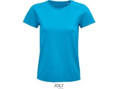 SOL´S Pioneer Women Dámské tričko z&nbsp;bio bavlny 25.3579 aqua