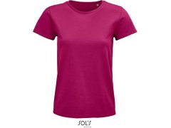 SOL´S Pioneer Women Dámské tričko z bio bavlny 25.3579 fuchsia