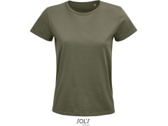 SOL´S Pioneer Women Dámské tričko z&nbsp;bio bavlny 25.3579 khaki