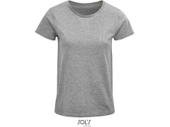 SOL´S Crusader Women Dámské tričko z bio bavlny 25.3581 grey melange