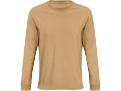 SOL´S Pioneer LSL Tričko s dlouhým rukávem z bio bavlny 25.3982 dark beige