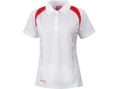 Spiro S 177F Dámské týmové piqué polo 29.177F white/red