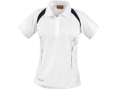 Spiro S 177F Dámské týmové piqué polo 29.177F white/navy