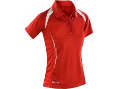 Spiro S 177F Dámské týmové piqué polo 29.177F red/white
