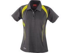 Spiro S 177F Dámské týmové piqué polo 29.177F grey/lime