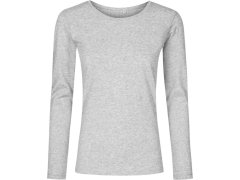 Promodoro 1565 Dámské tričko s dlouhým rukávem - X.O 40.1565 heather grey