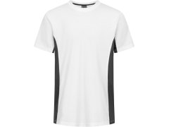 Promodoro 3590 Unisex kontrastní pracovní tričko - EXCD 40.3590 white/charcoal