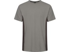 Promodoro 3590 Unisex kontrastní pracovní tričko - EXCD 40.3590 new light grey/charcoal